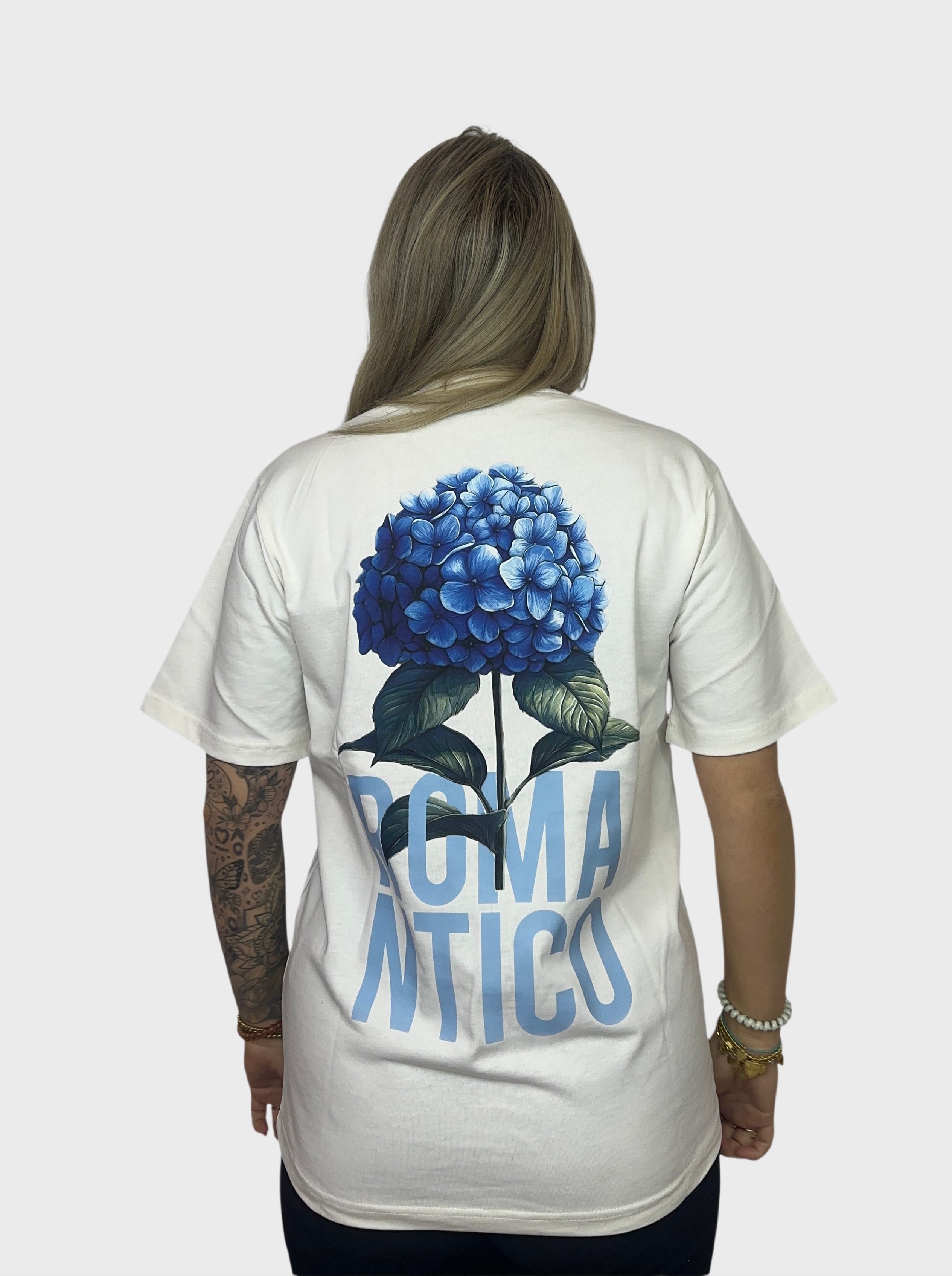 Romantica Flower T-Shirt - Wit