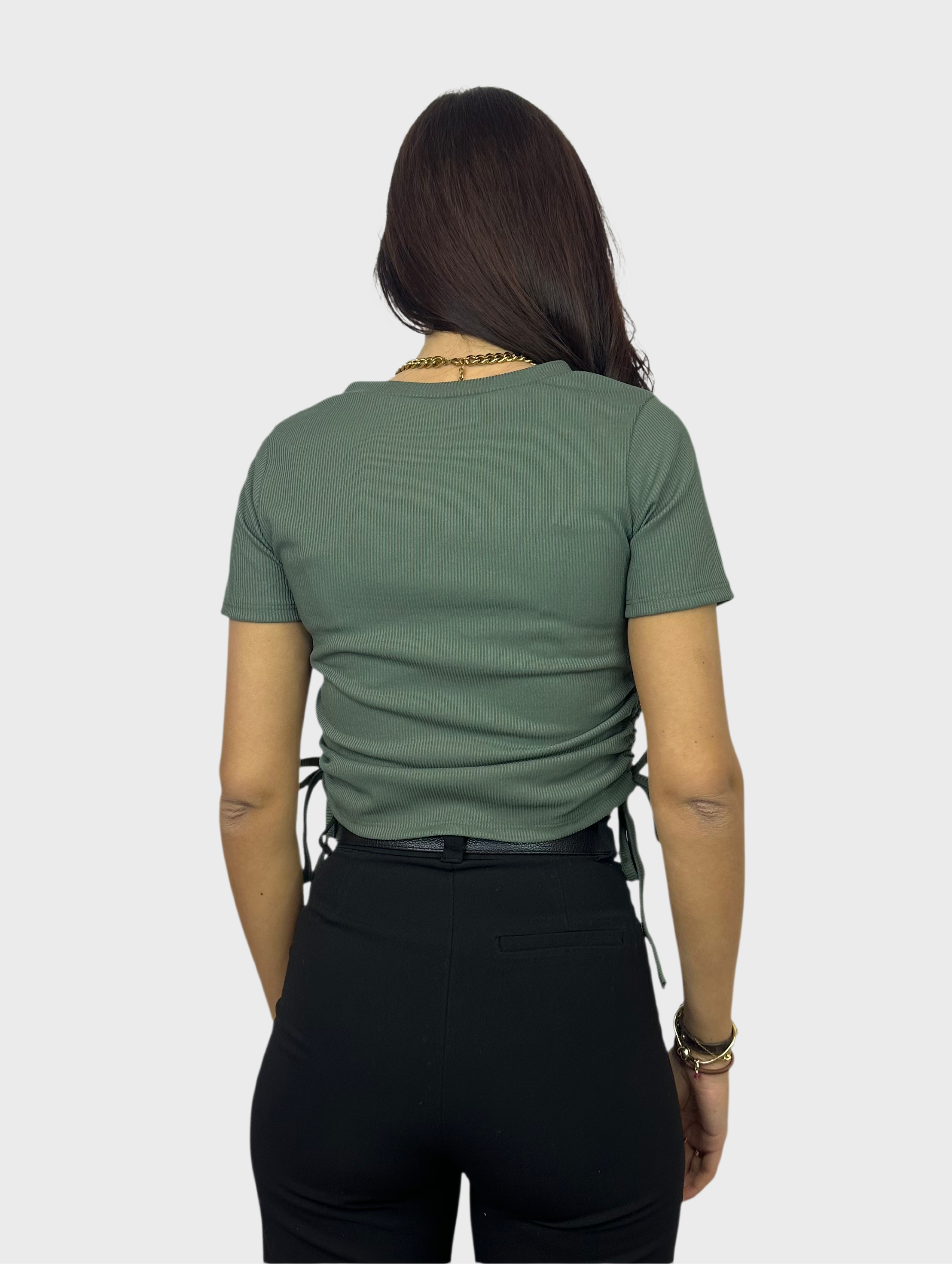 Mandy Top - Army Groen