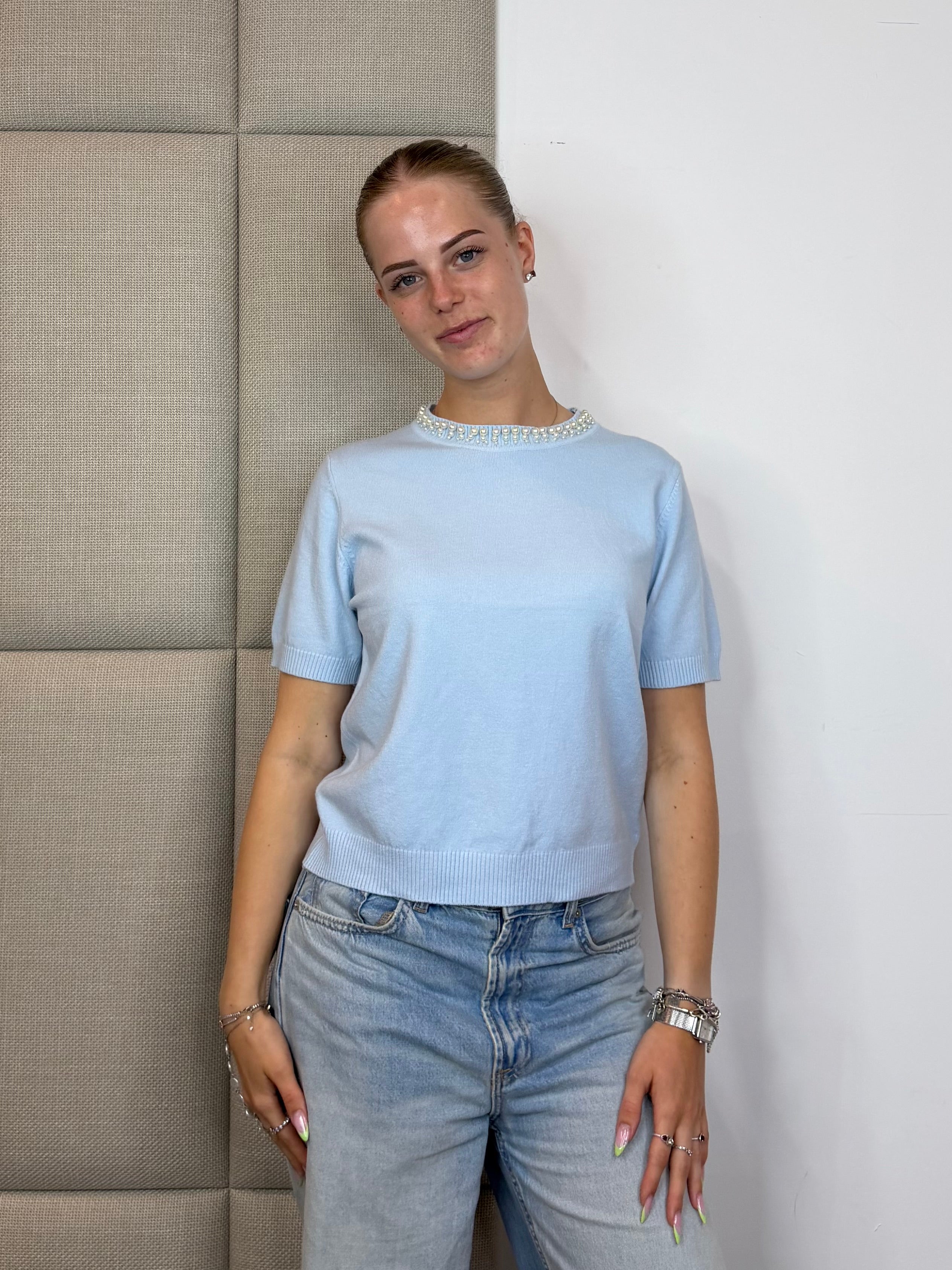 Parel Top - Blauw