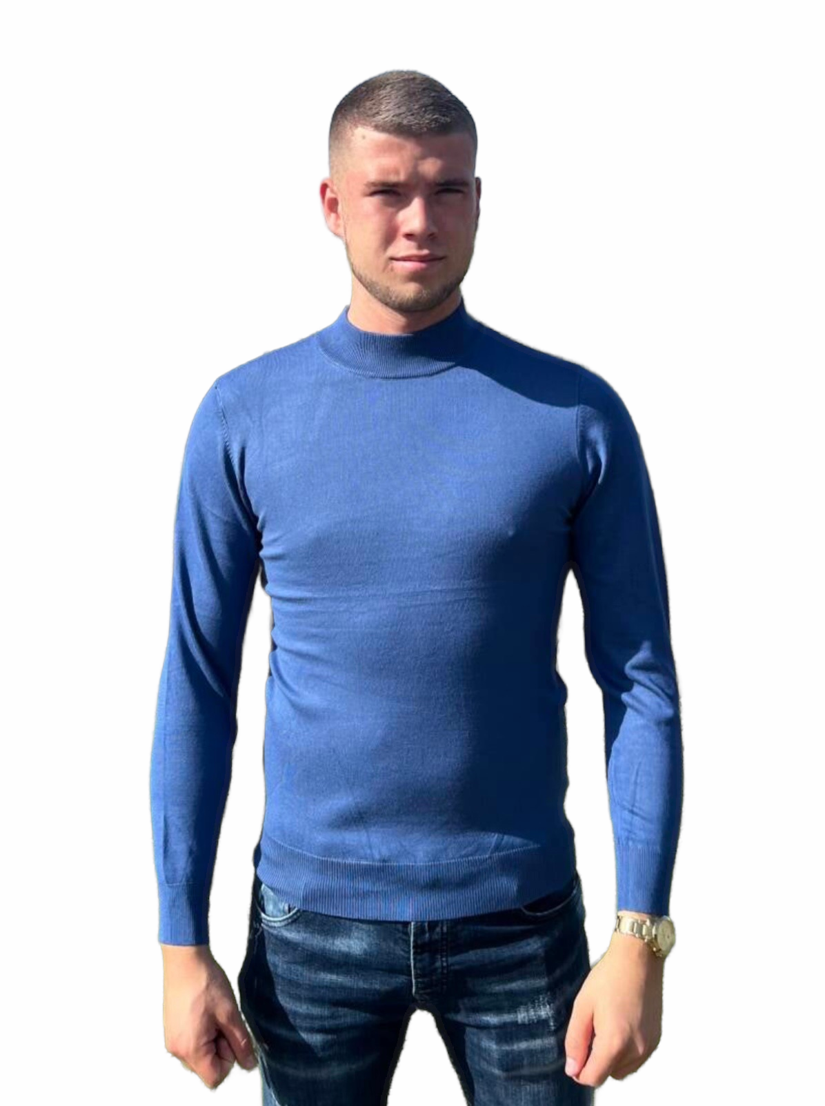 Basic Coltrui - Blauw - Flexxfashion Flexxfashion Basic Coltrui - Blauw