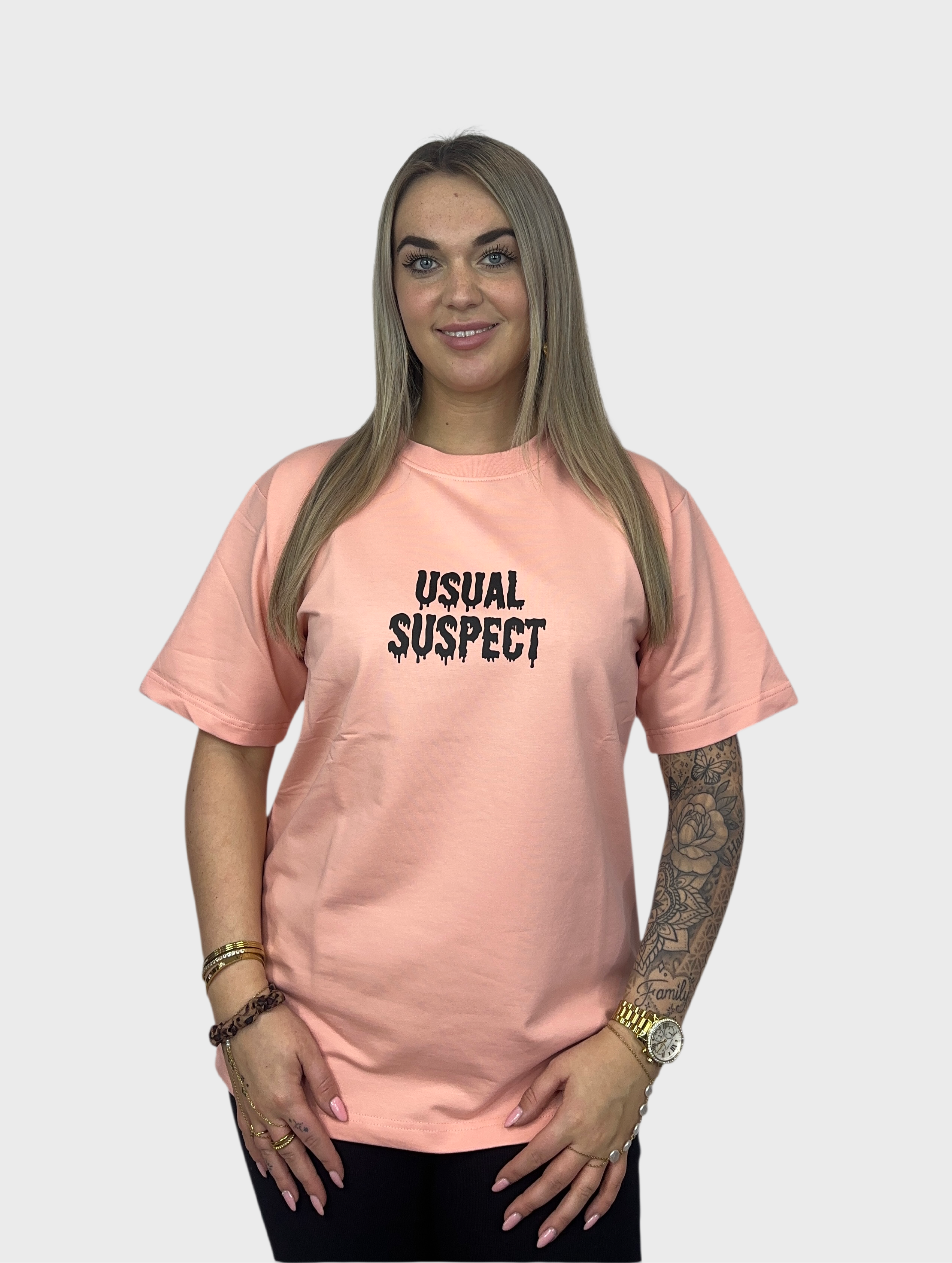 Usual Suspect T-Shirt - Peach
