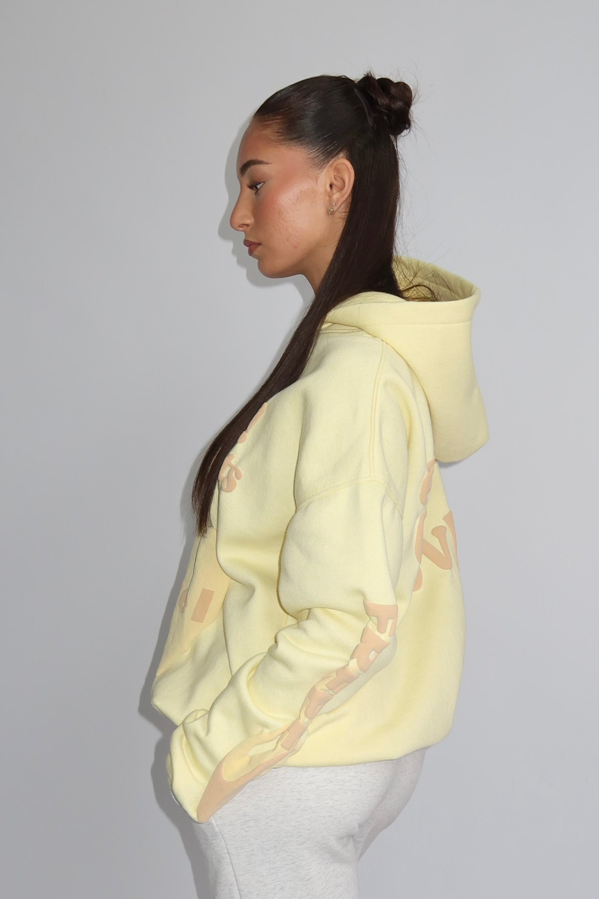 Lucky Me Hoodie - Butter Yellow