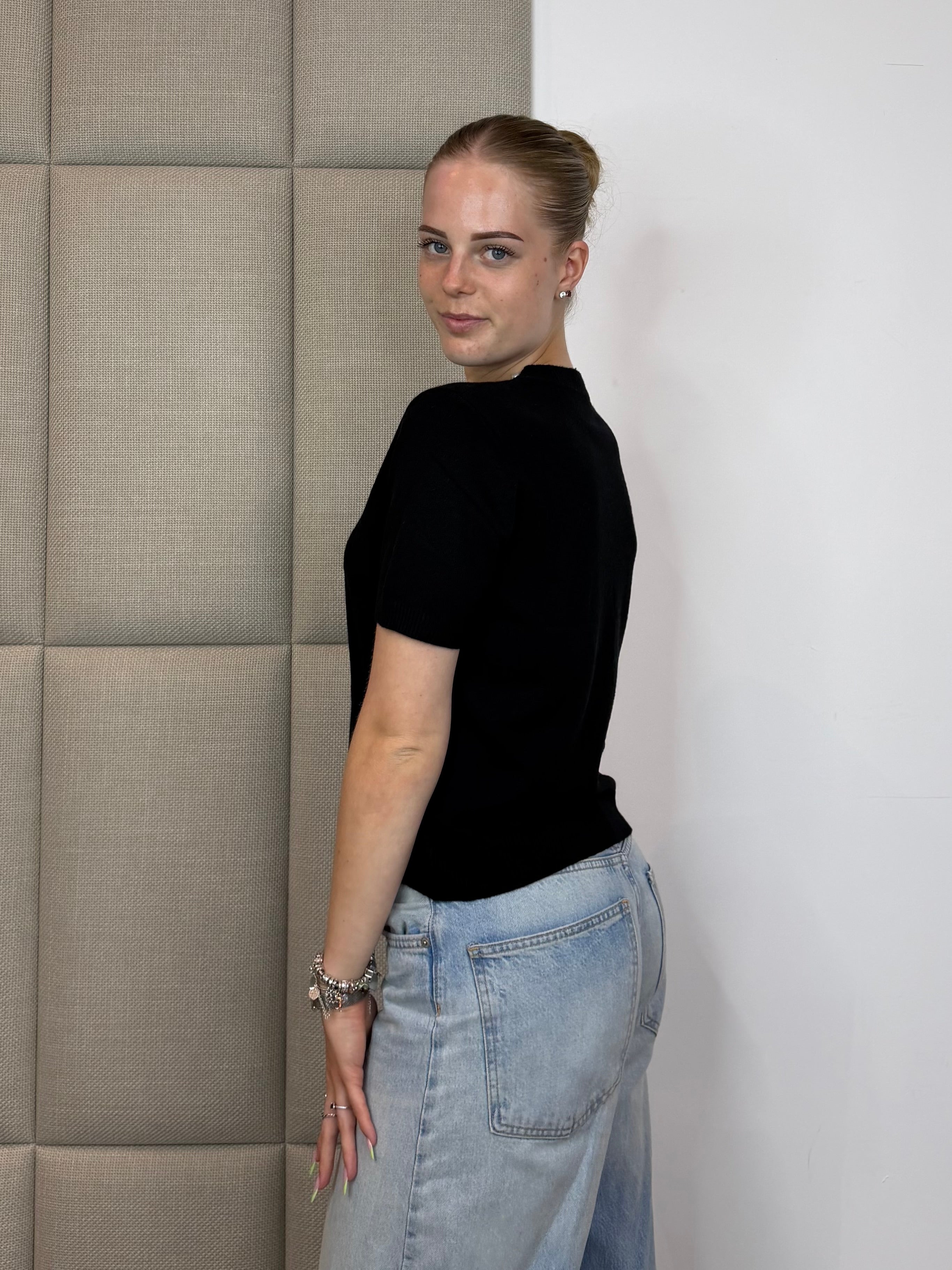 Parel Top - Zwart