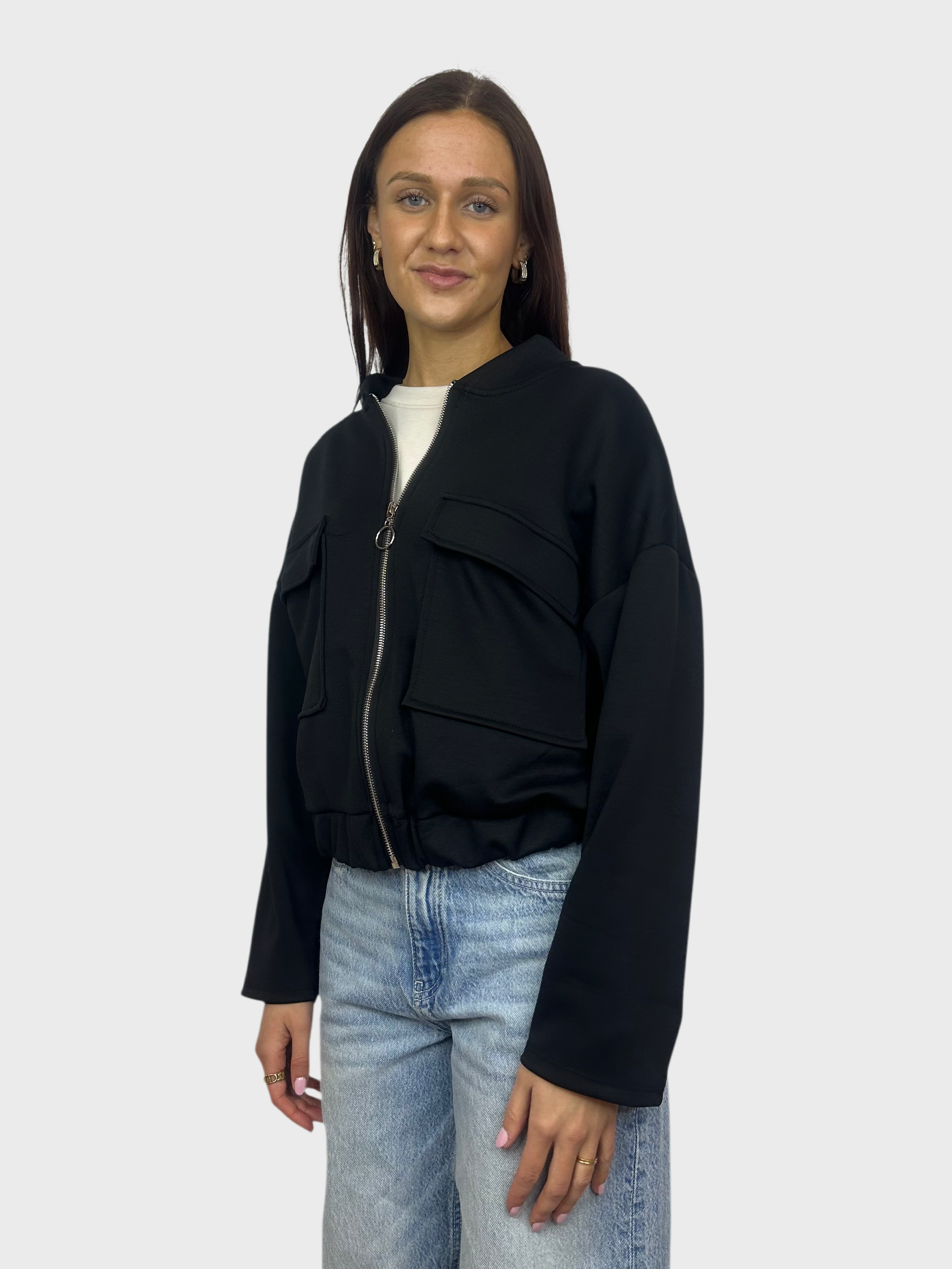 Cargo Jacket - Zwart