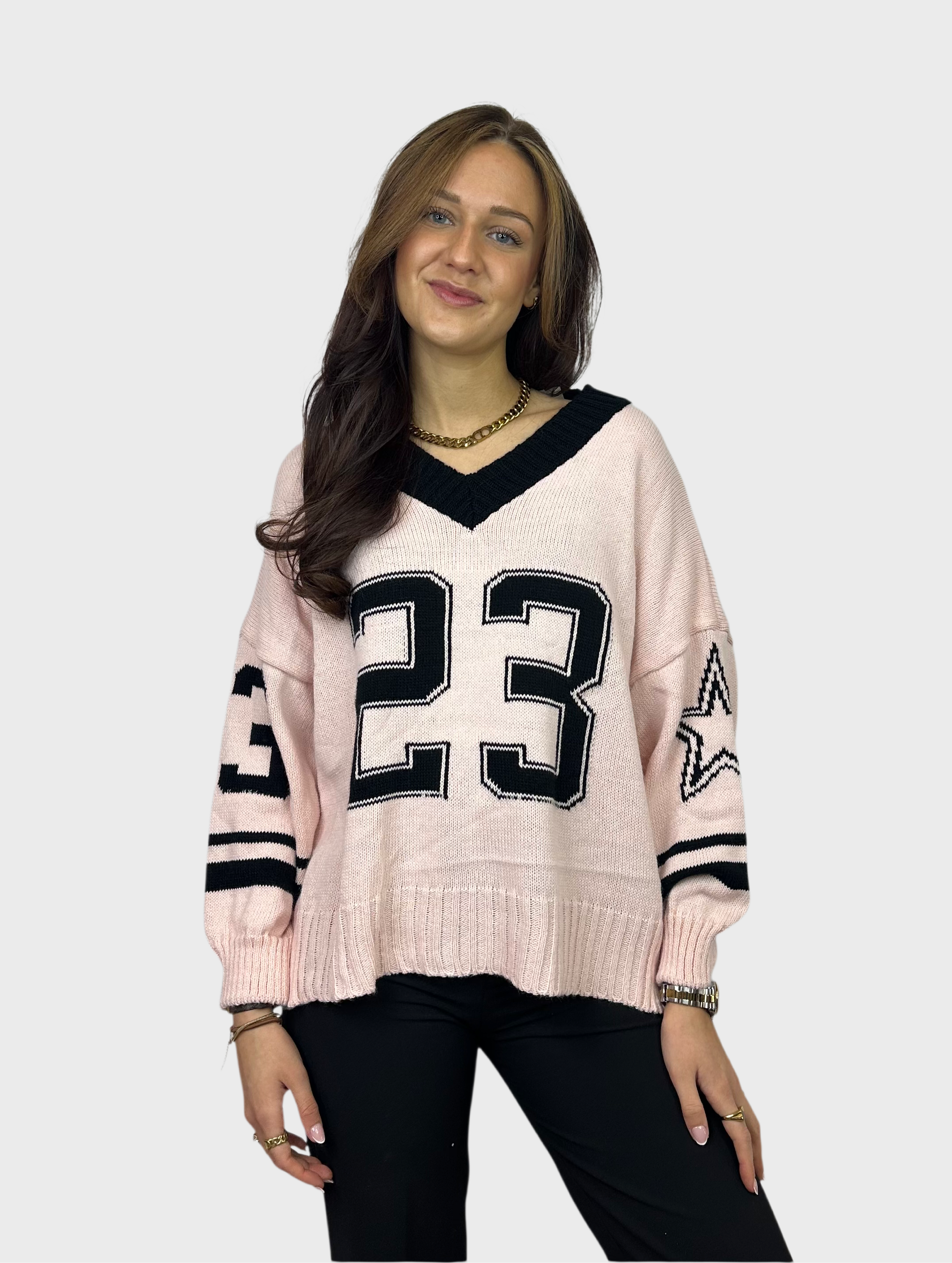 Stars 23 Sweater - Roze