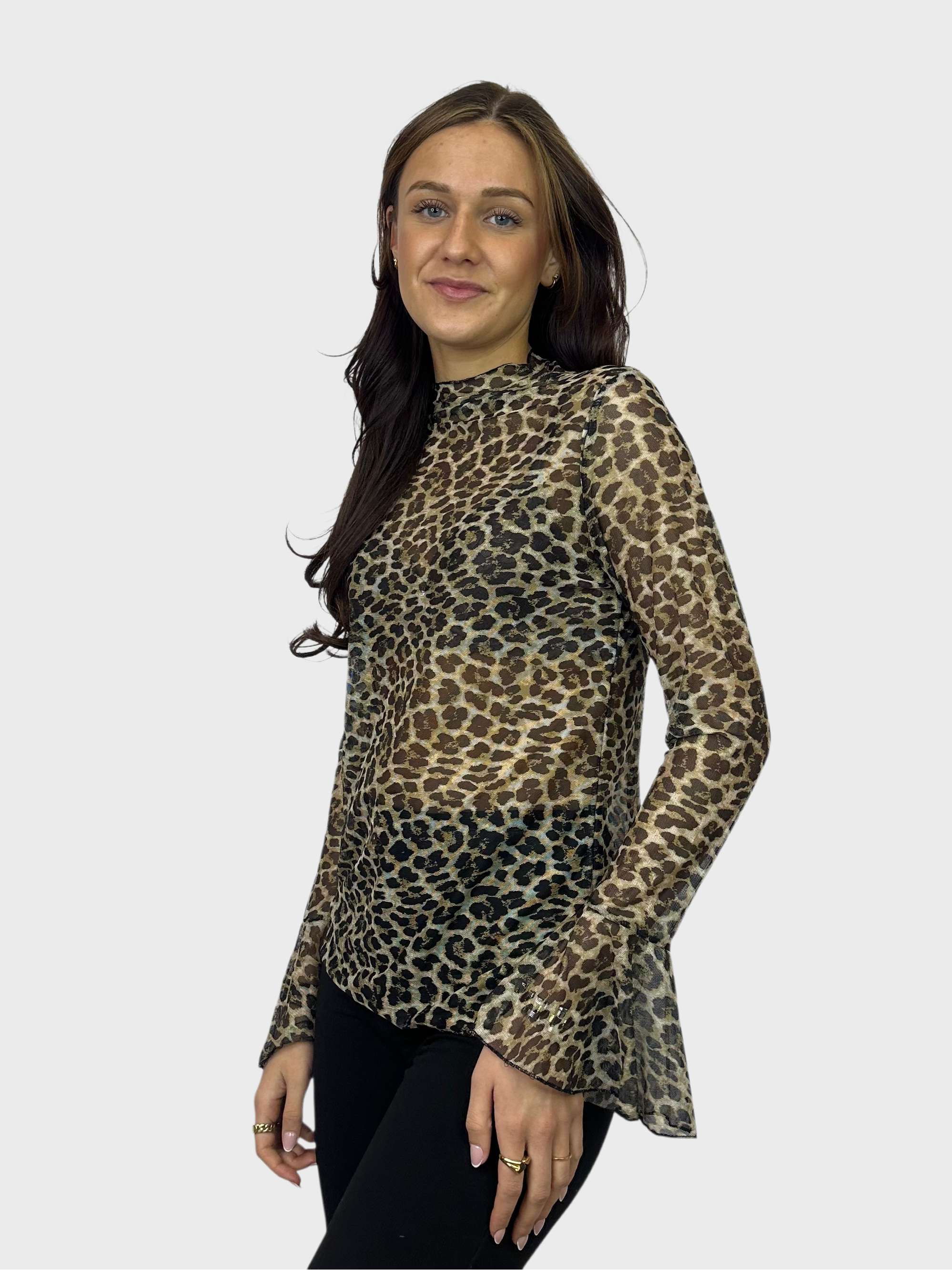 Stefanie Top - Leopard Bruin