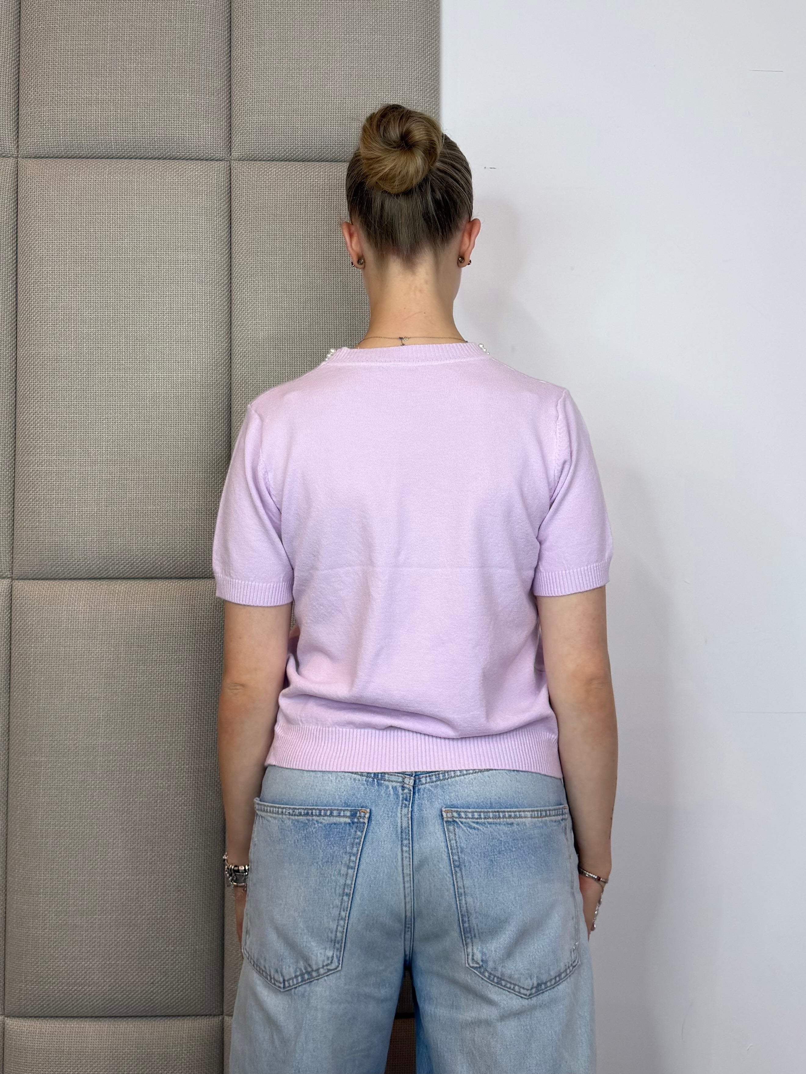 Parel Top - Lila