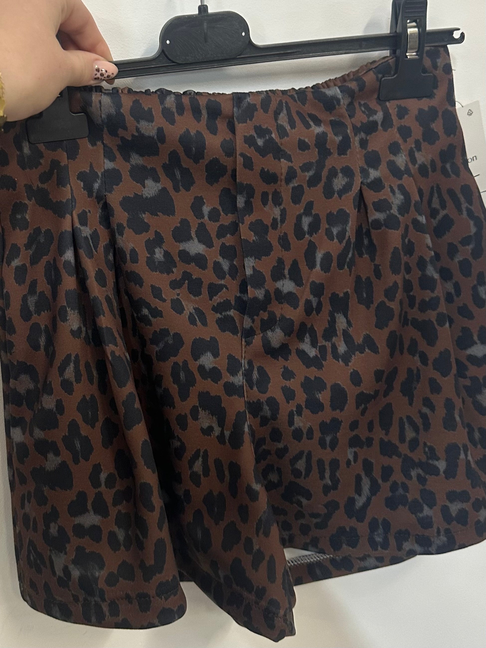 Leopard Short - Bruin met Grijs