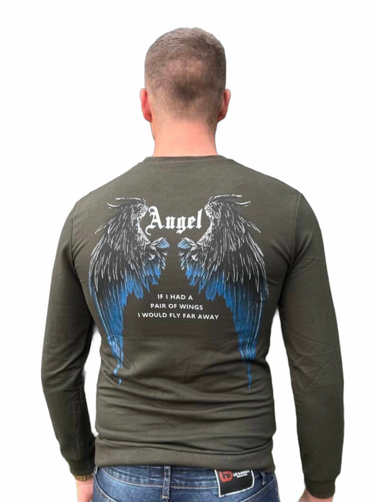 Angel Sweater - Army Groen