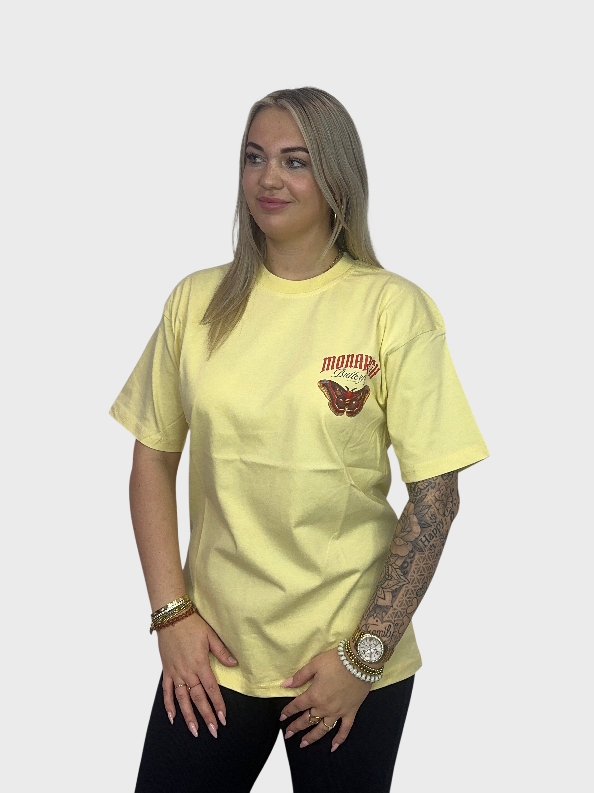 Monarch Butterfly T-Shirt - Butter Yellow
