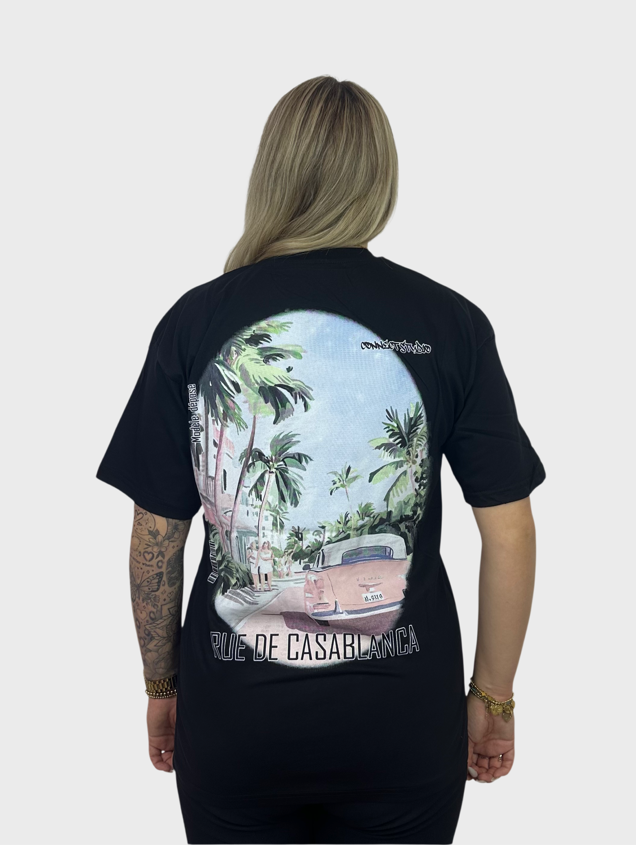 De Casablanca T-Shirt - Zwart