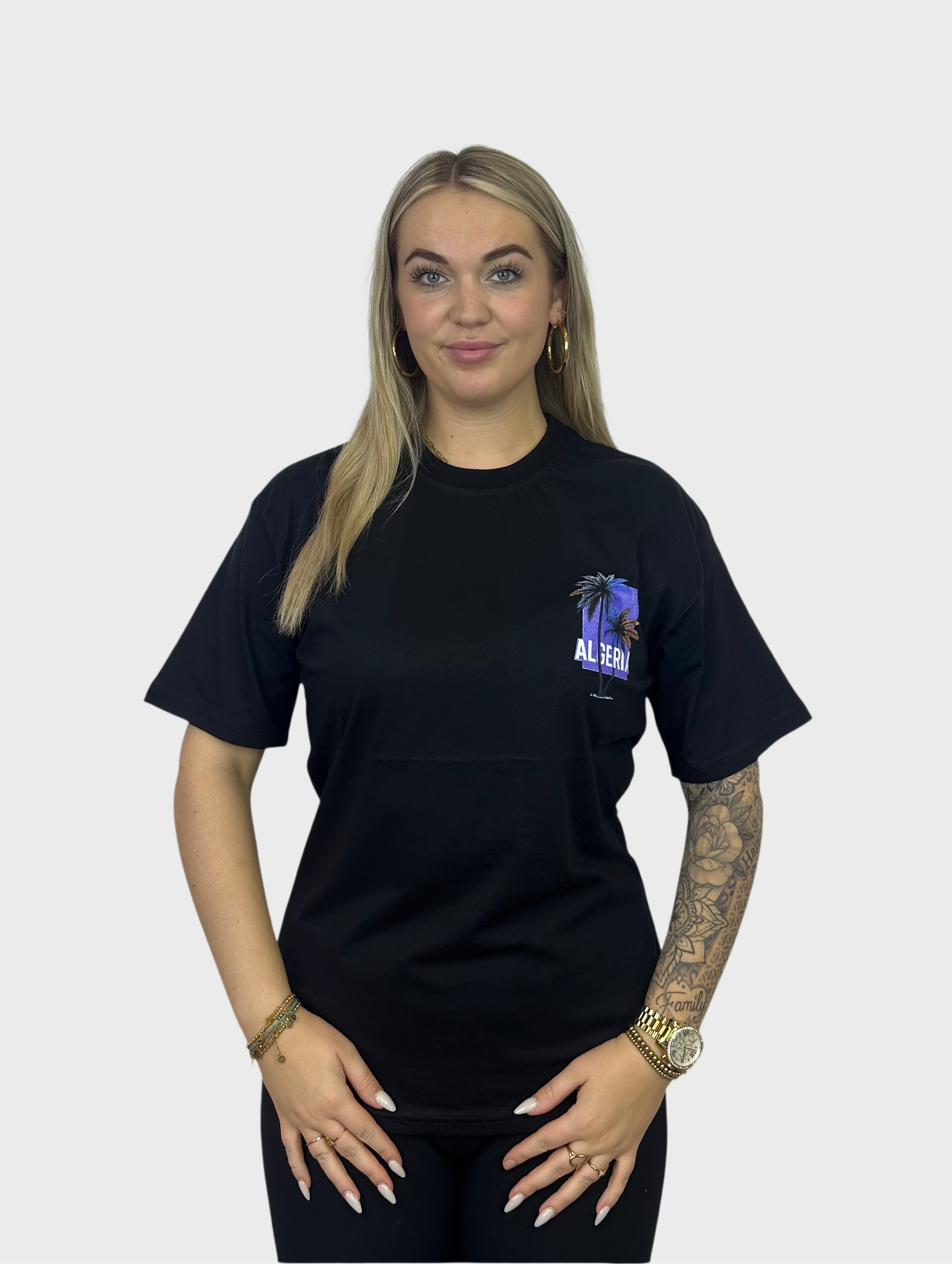 Algeria T-Shirt - Zwart