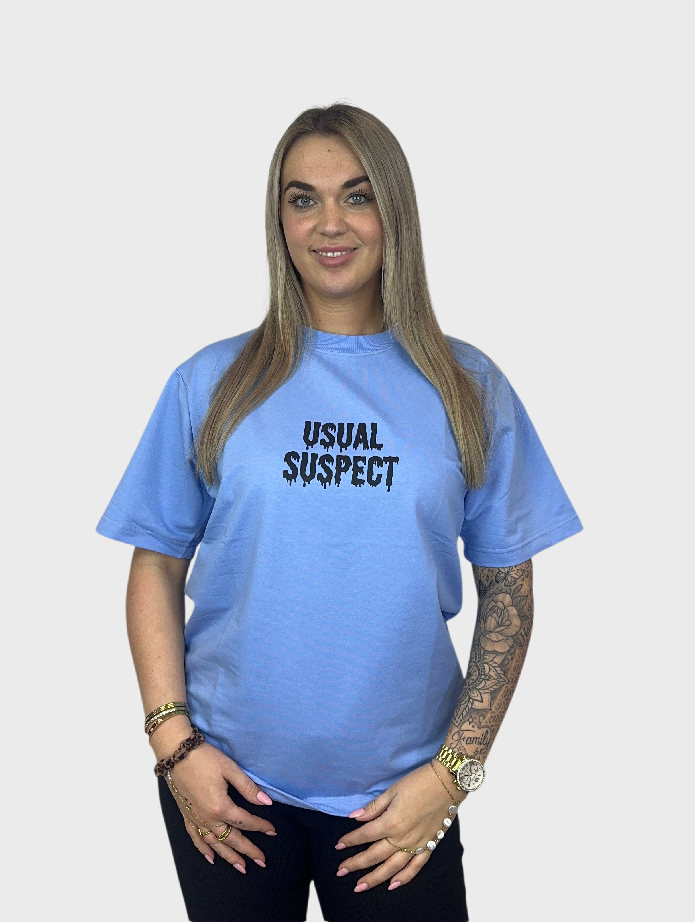 Usual Suspect T-Shirt - Baby Blauw