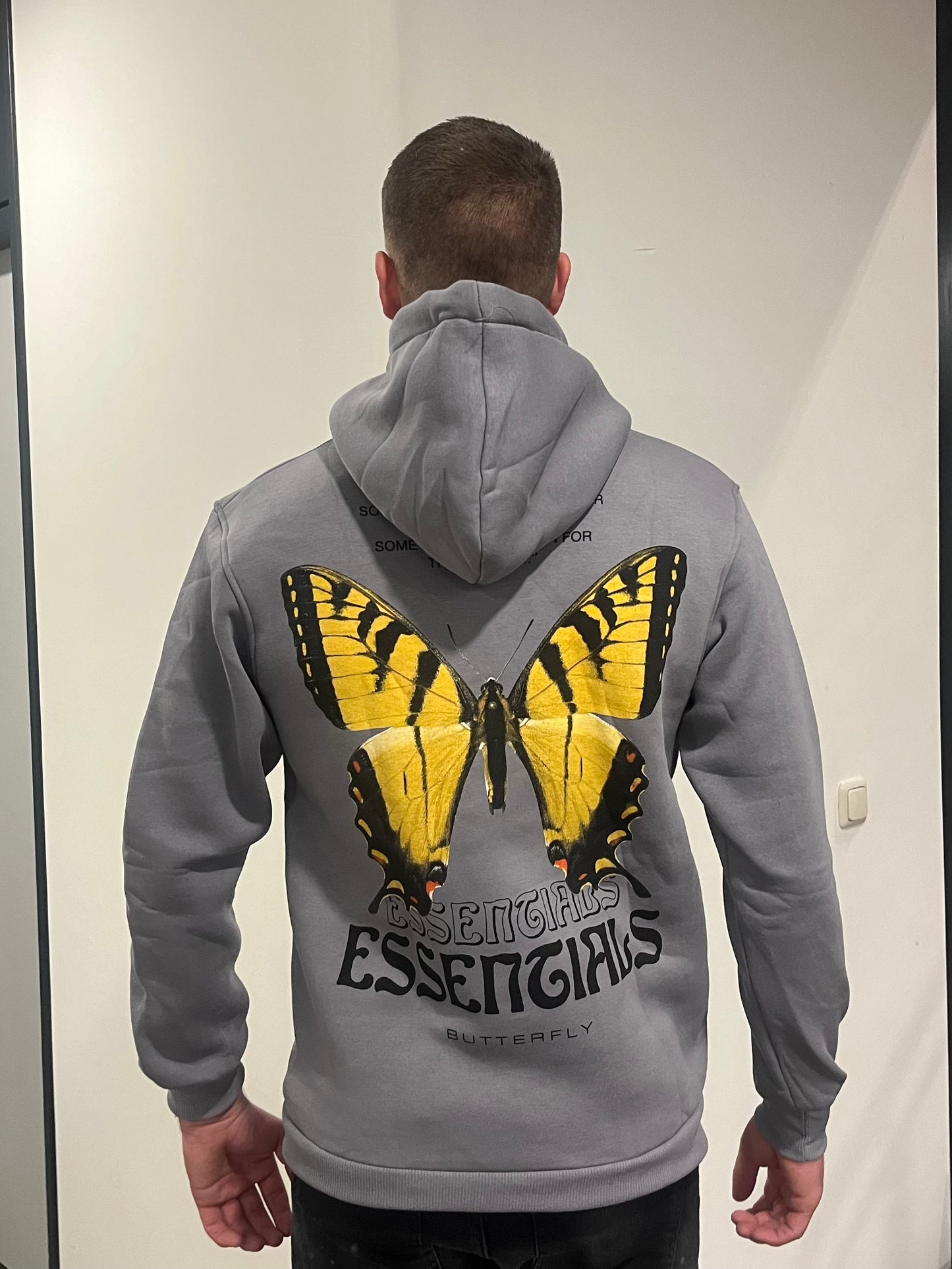 Essengials Butterfly Hoodie - Grijs