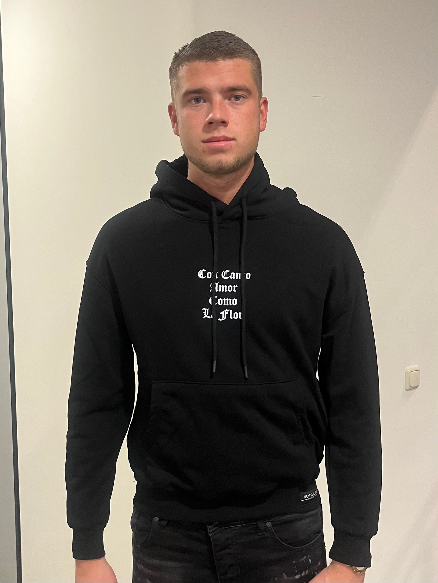 Amor Butterfly Hoodie - Zwart