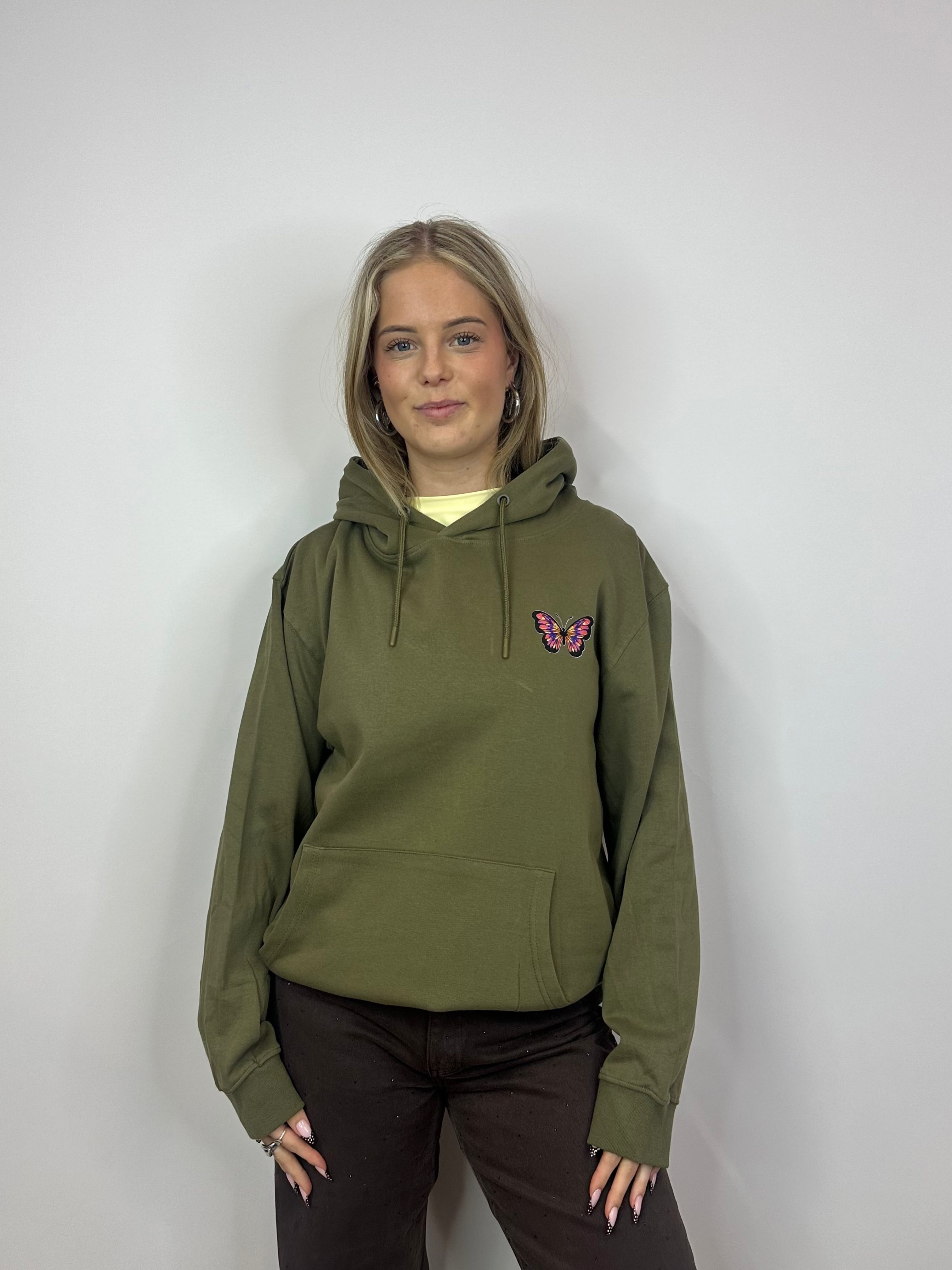 Butterfly Hoodie - Army