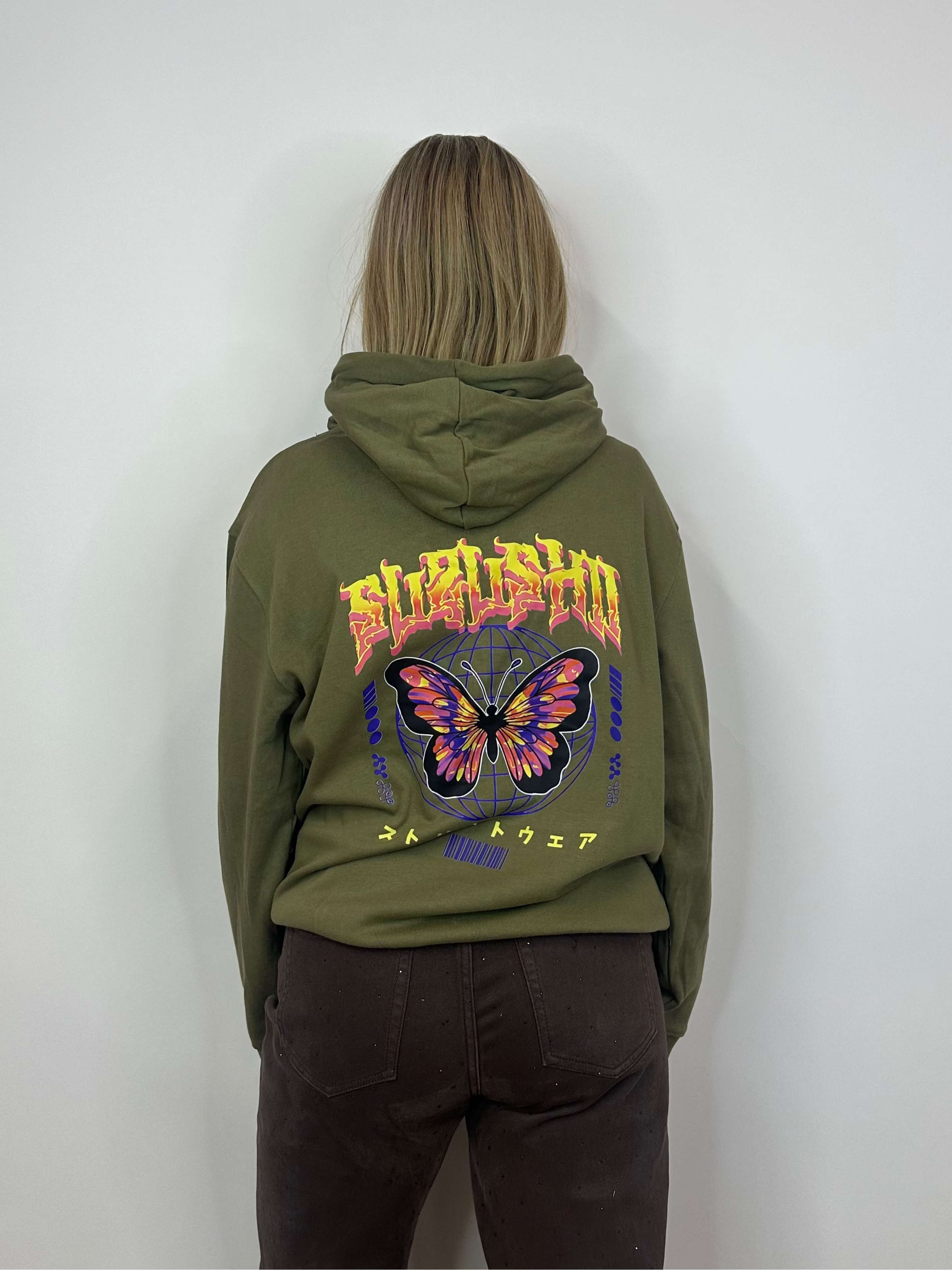 Butterfly Hoodie - Army