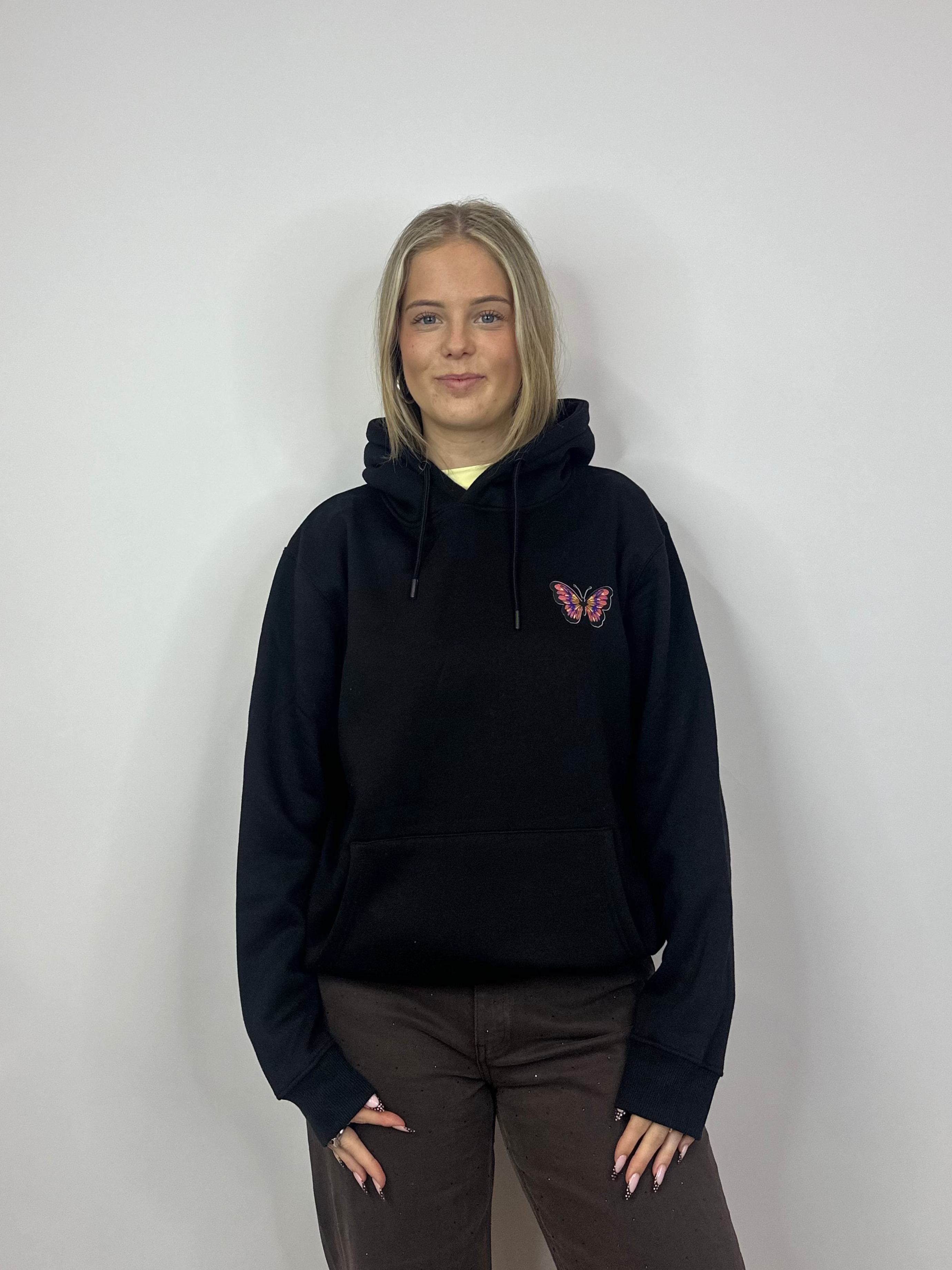Butterfly Hoodie - Zwart