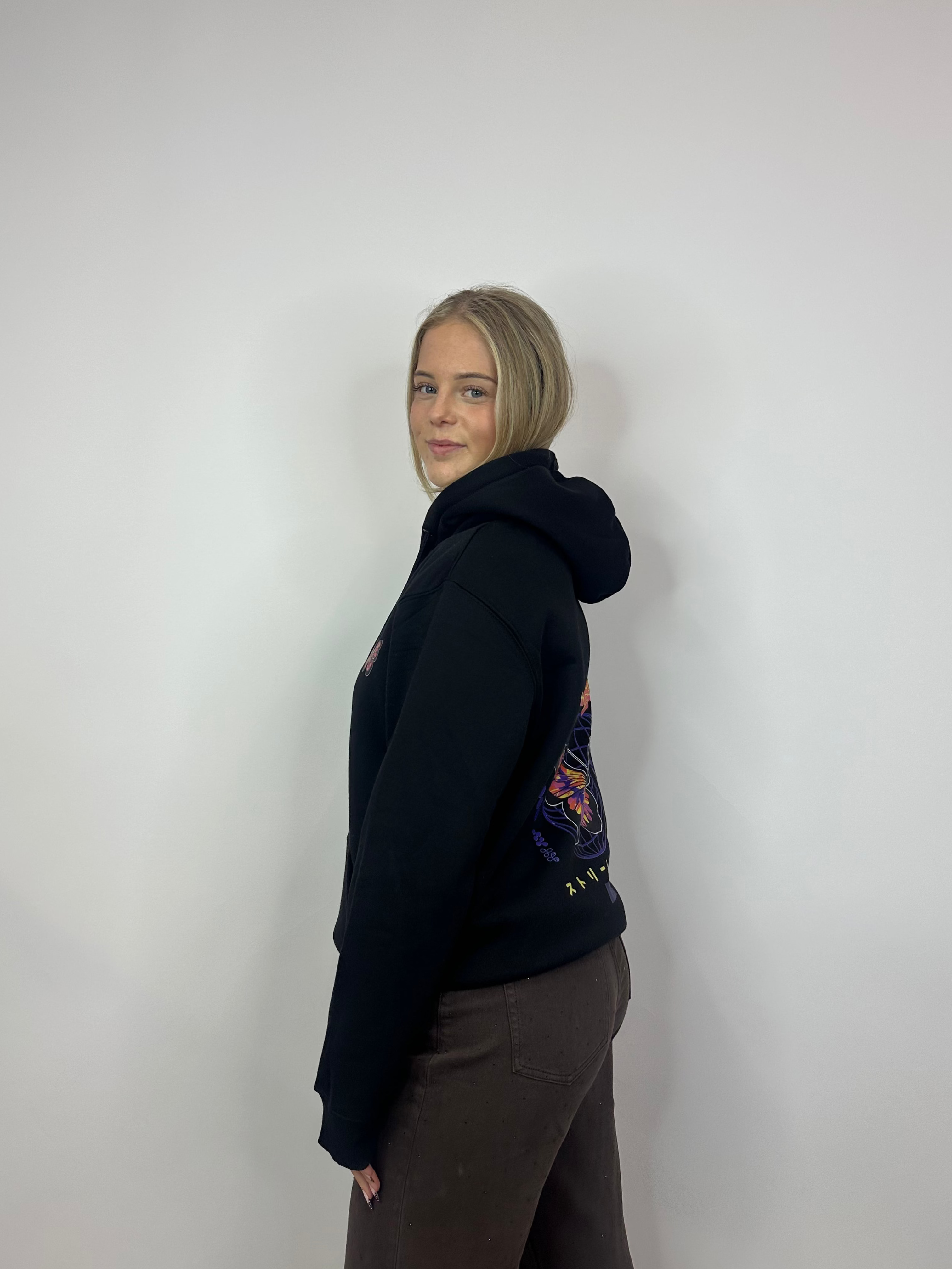 Butterfly Hoodie - Zwart