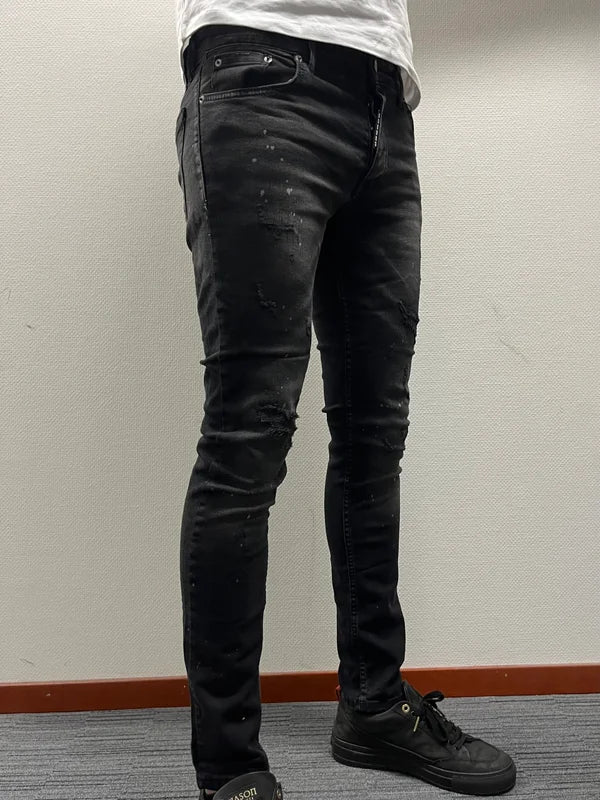 Les Dark Slim Fit Jean - Zwart