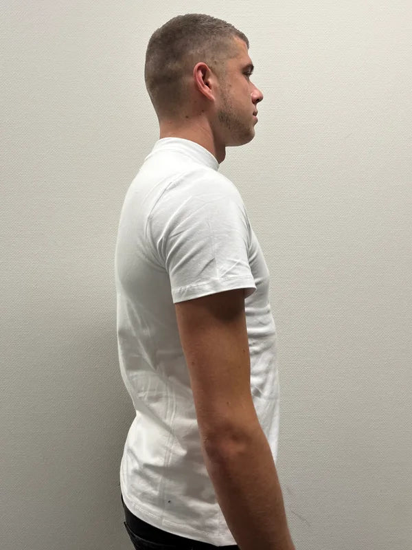Turtle Neck T-Shirt - Wit