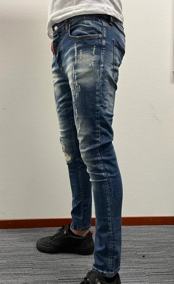 Demantion Slim Fit Jean - Blauw