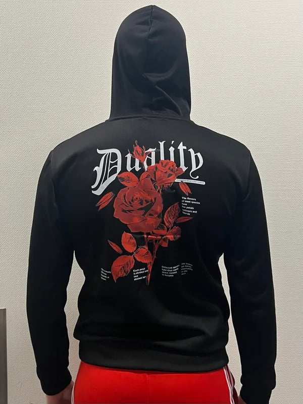 Red One Hoodie - Zwart