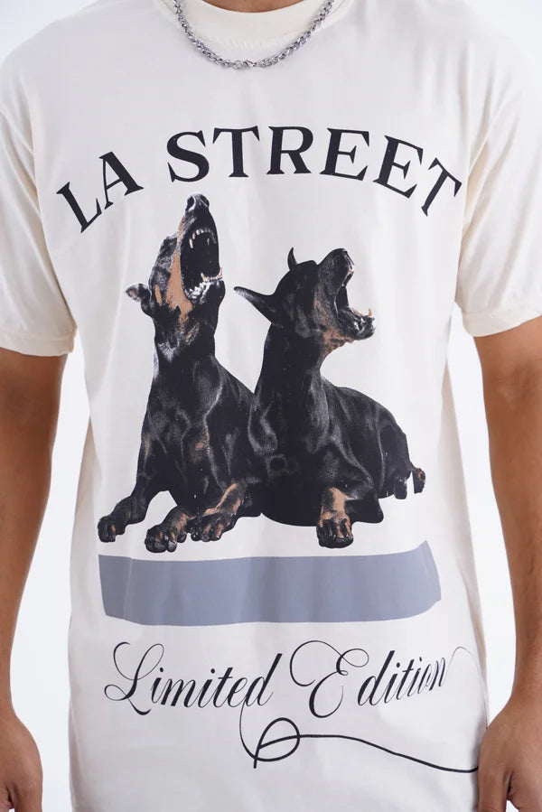 La Street T-Shirt - Beige