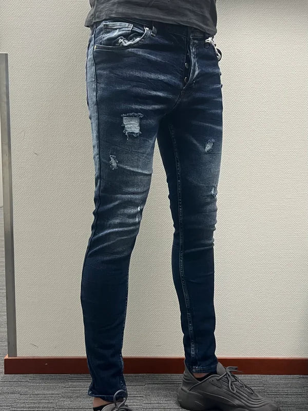 Light Slim Fit Jean - Blauw