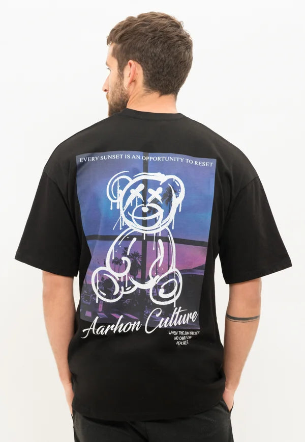 Teddy Smile T-Shirt - Zwart