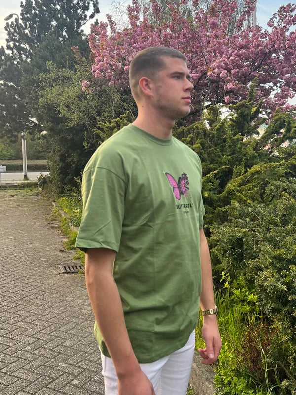Butterfly T-Shirt - Groen