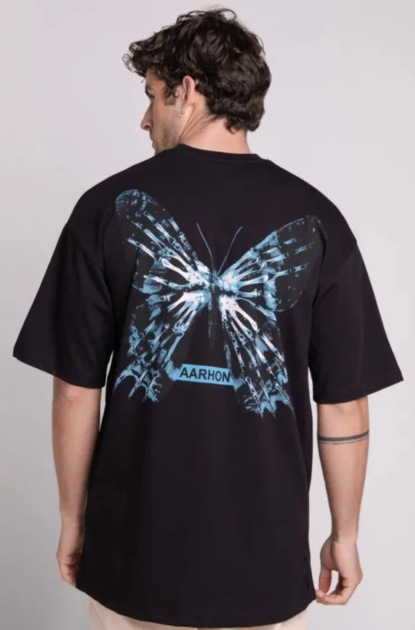 Future Butterfly T-Shirt - Zwart