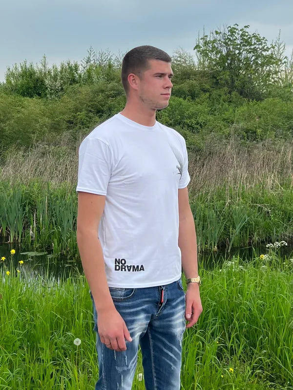 NO DRⱯMA T-Shirt - Wit