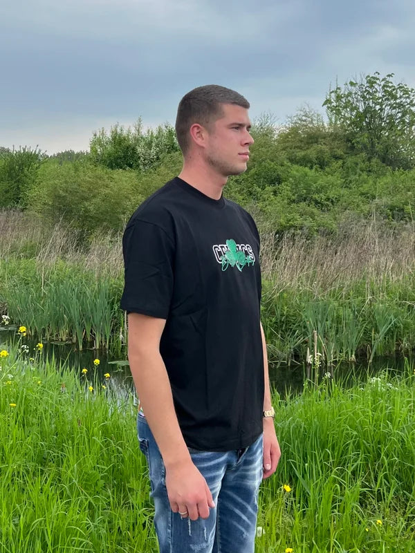Clover T-Shirt - Zwart