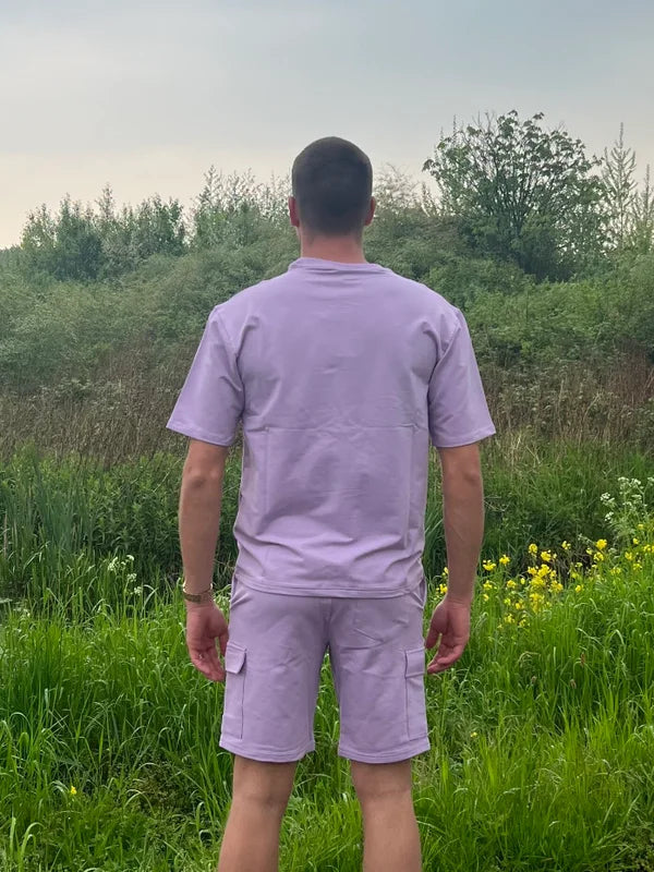 Comfy Trainingspak Short - Lila