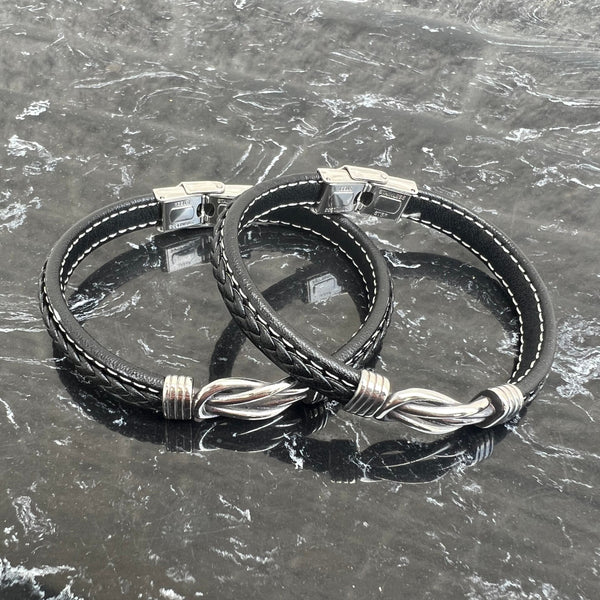 Anchor Connection Bracelet - Black