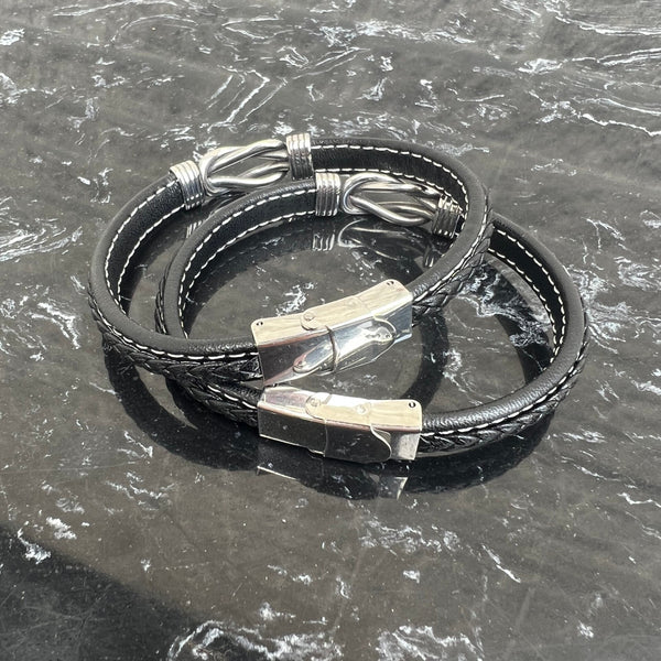 Anchor Connection Bracelet - Black