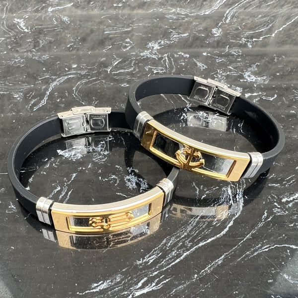 Cross Bracelet - Silver And Gold