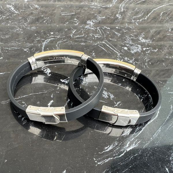 Cross Bracelet - Silver And Gold