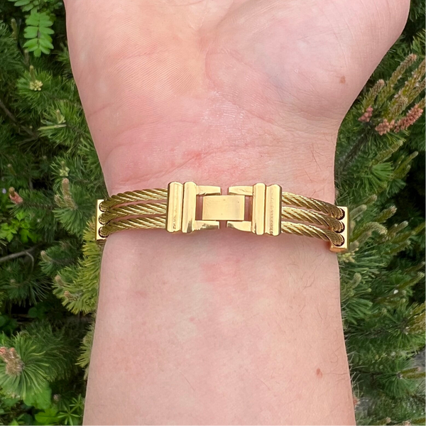 Golden Cross Bracelet - Gold