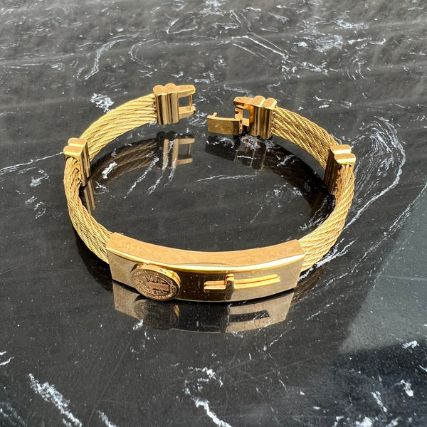 Golden Cross Bracelet - Gold