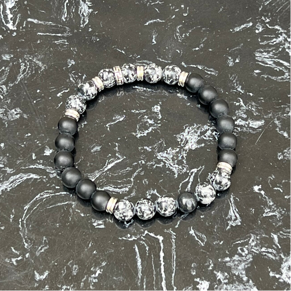 Stone Side Bracelet - Zwart