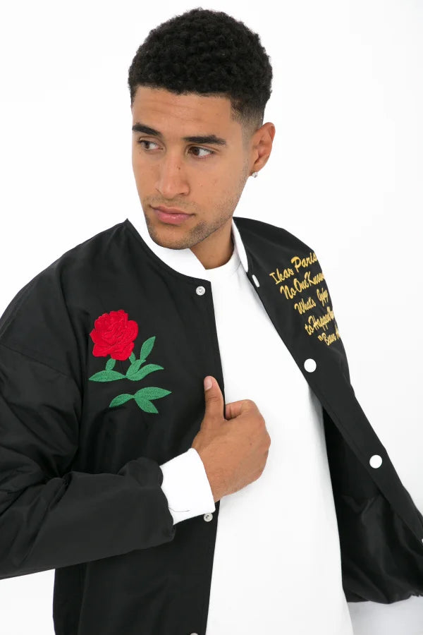 Romantic Rose Jacket - Zwart