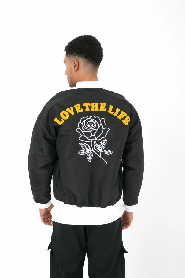 Romantic Rose Jacket - Zwart