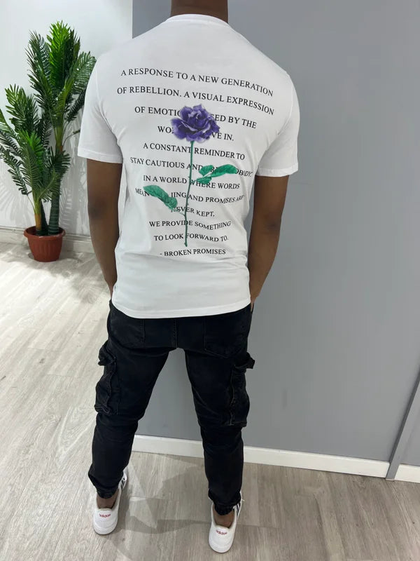 Broken Promises T-Shirt - Wit