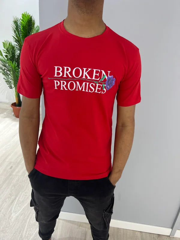 Broken Promises T-Shirt - Rood