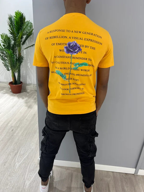 Broken Promises T-Shirt - Geel