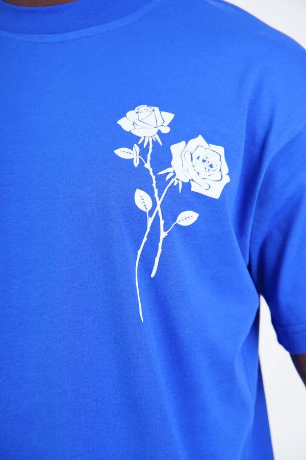 Humorous T-Shirt - Kobalt Blauw