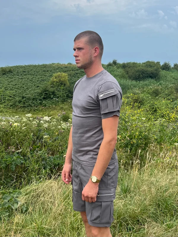 Cargo Trainingspak Short - Grijs