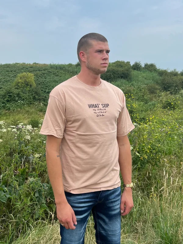 What Sup T-Shirt - Beige